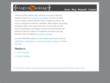Tablet Screenshot of logicalhacking.com